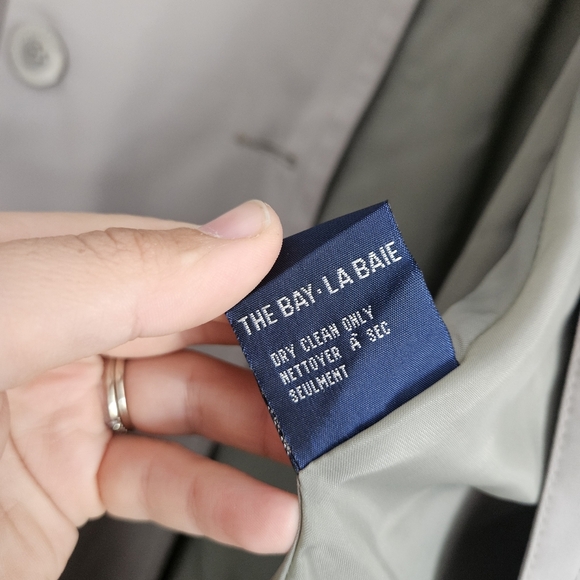 Vintage Bay Club Trench Coat 6P - Picture 6 of 9